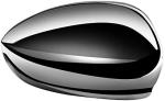 Chrom Decorset, Spiegelkappenset (50901689), Fiat / Lancia Original
